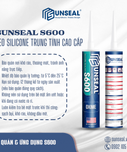 Bảo quản và hướng dẫn sử dụng keo Silicone Sunseal S600