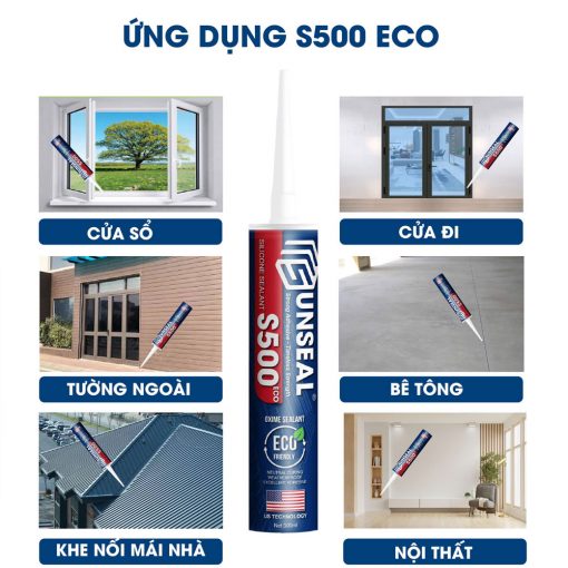 SUNSEAL S500 Eco đang được ứng dụng vô cùng rộng rãi.