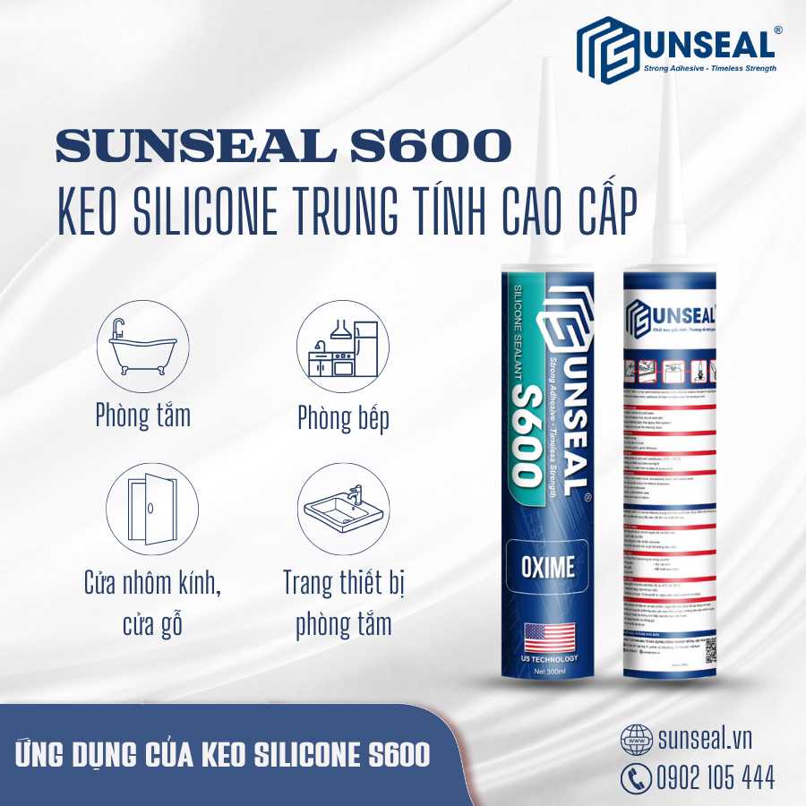 Ứng dụng của keo silincone Sunseal S600