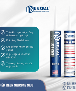 Ưu điểm của keo silicone Sunseal S100