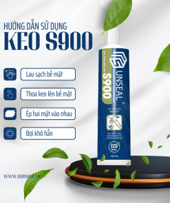 Hướng dẫn dùng keo dán Sunseal S900