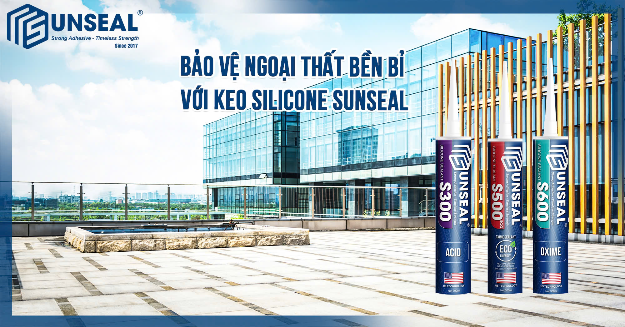 Keo Silicone Cho Ngoại Thất - Bảo Vệ Công Trình Với Keo SUNSEAL