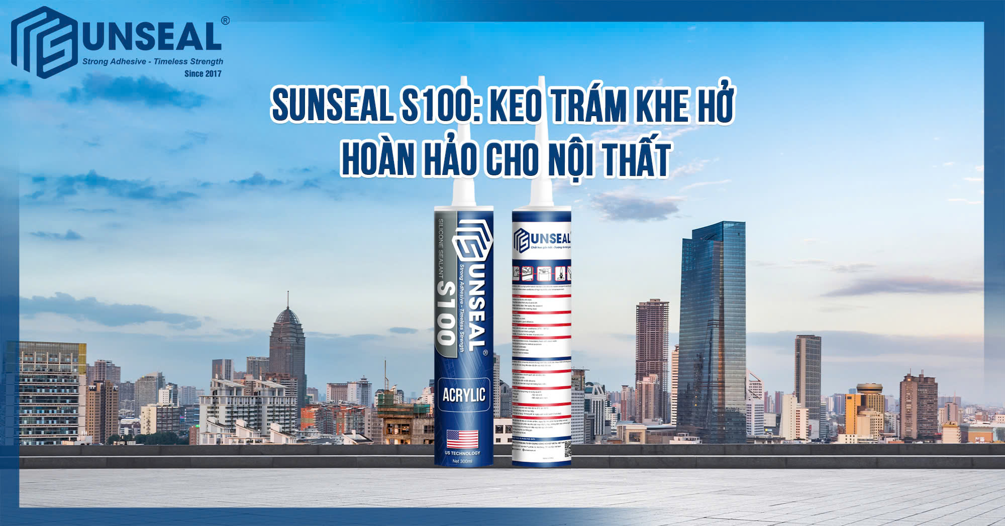 Sunseal S100: Keo Trám Khe Hoàn Hảo Cho Nội Thất