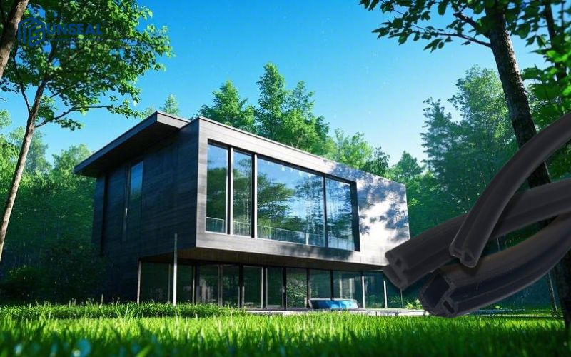 Gioăng cao su EPDM cách âm có khả năng giảm tiếng ồn lên tới 40dB.