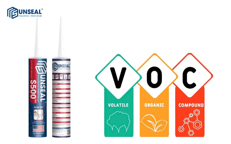 Keo silicone trung tính Sunseal được sản xuất đạt các chứng chỉ quốc tế như ASTM (Mỹ) và VOC thấp