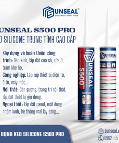 Ứng dụng của keo silicone Sunseal S500 Pro