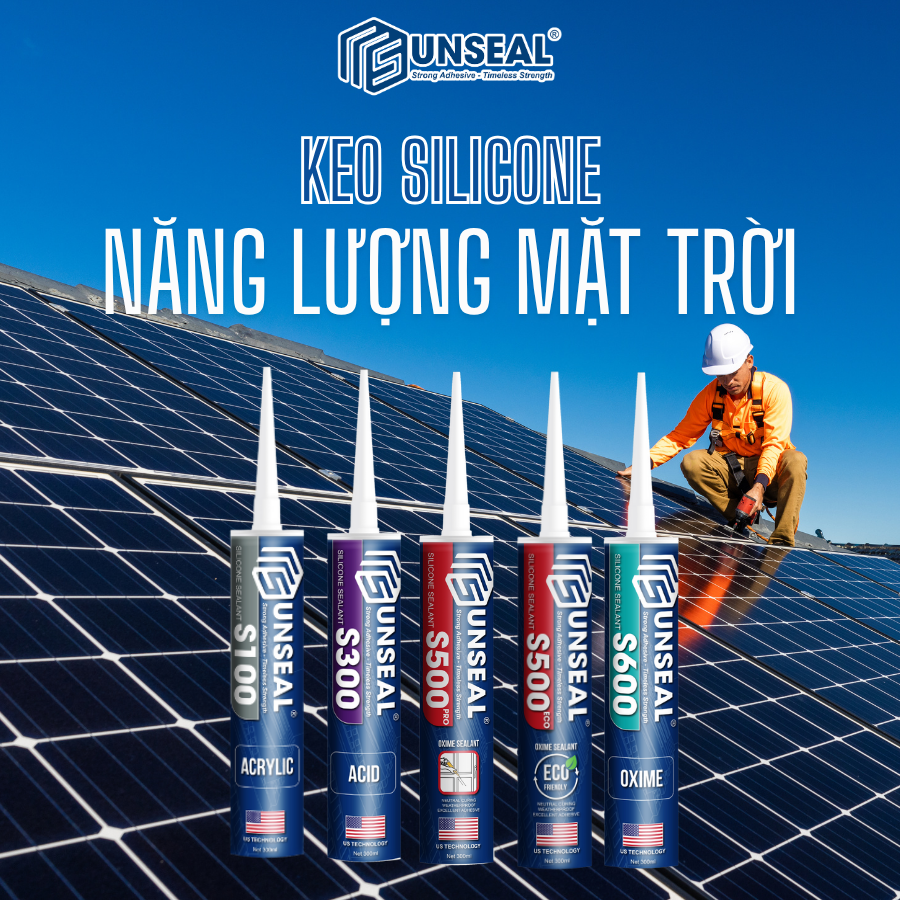 Keo silicone cho năng lượng mặt trời Sunseal