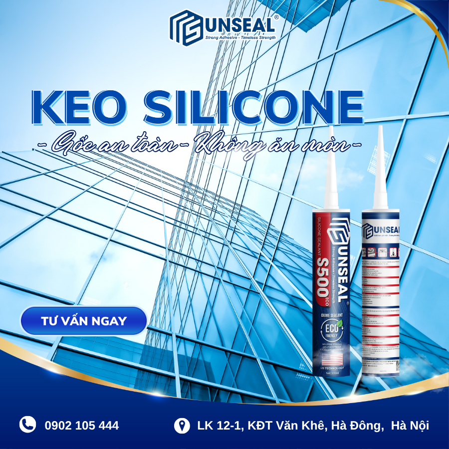 Keo silicone trung tính có chỉ số an toàn cao hơn keo axit