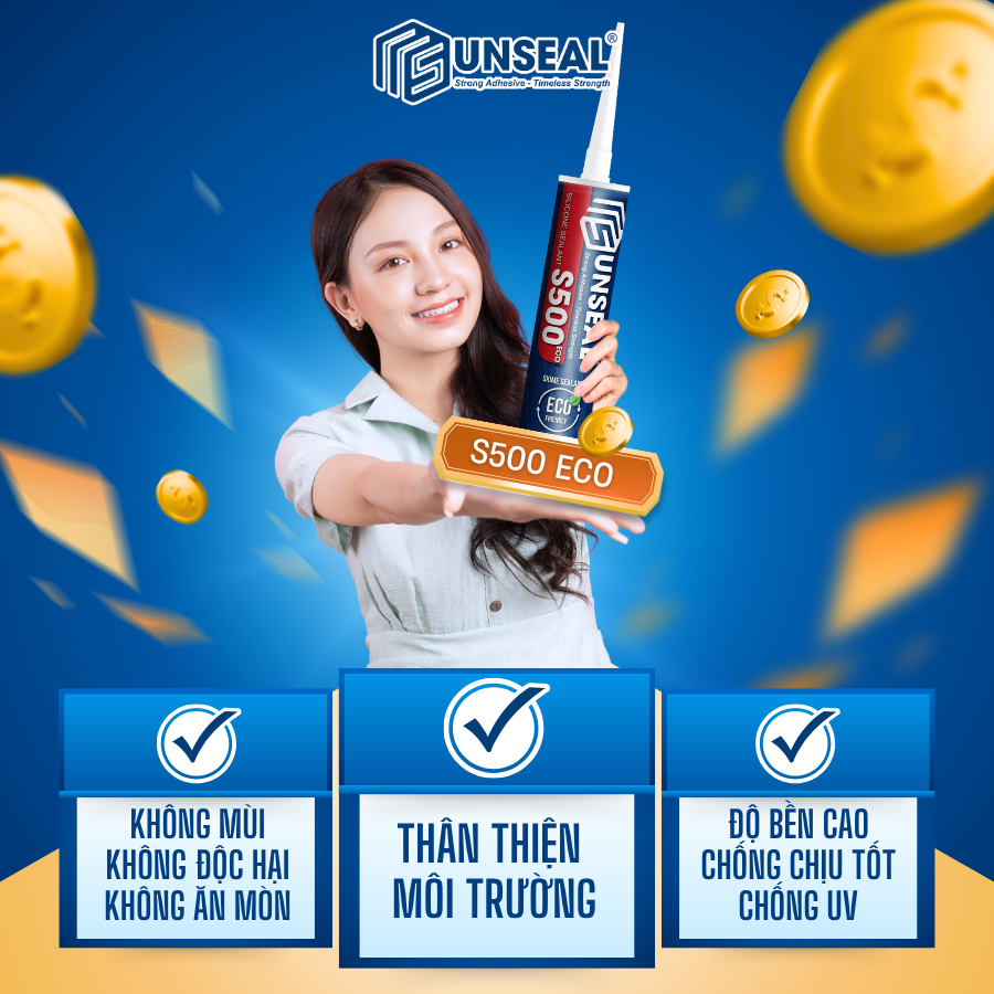 Keo silicone trung tính Sunseal là lựa chọn tối ưu cho mọi công trình