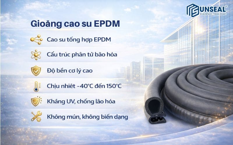 Gioăng cao su EPDM là gì? - Sunseal1
