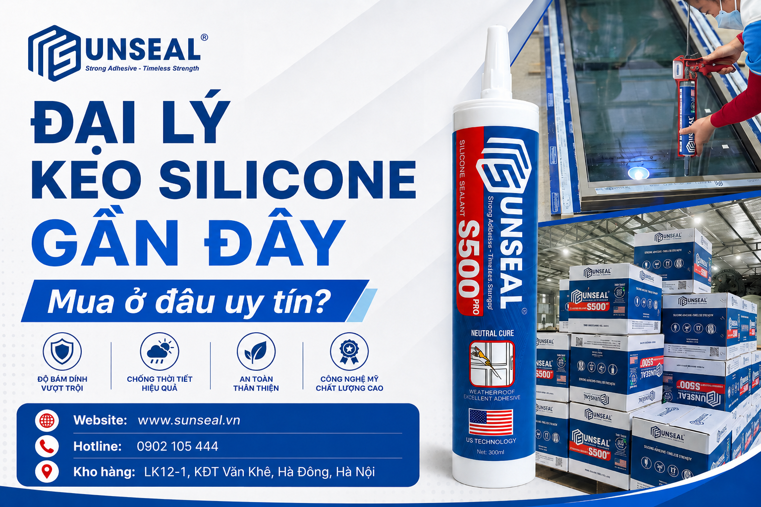 Đại lý keo silicone gần đây