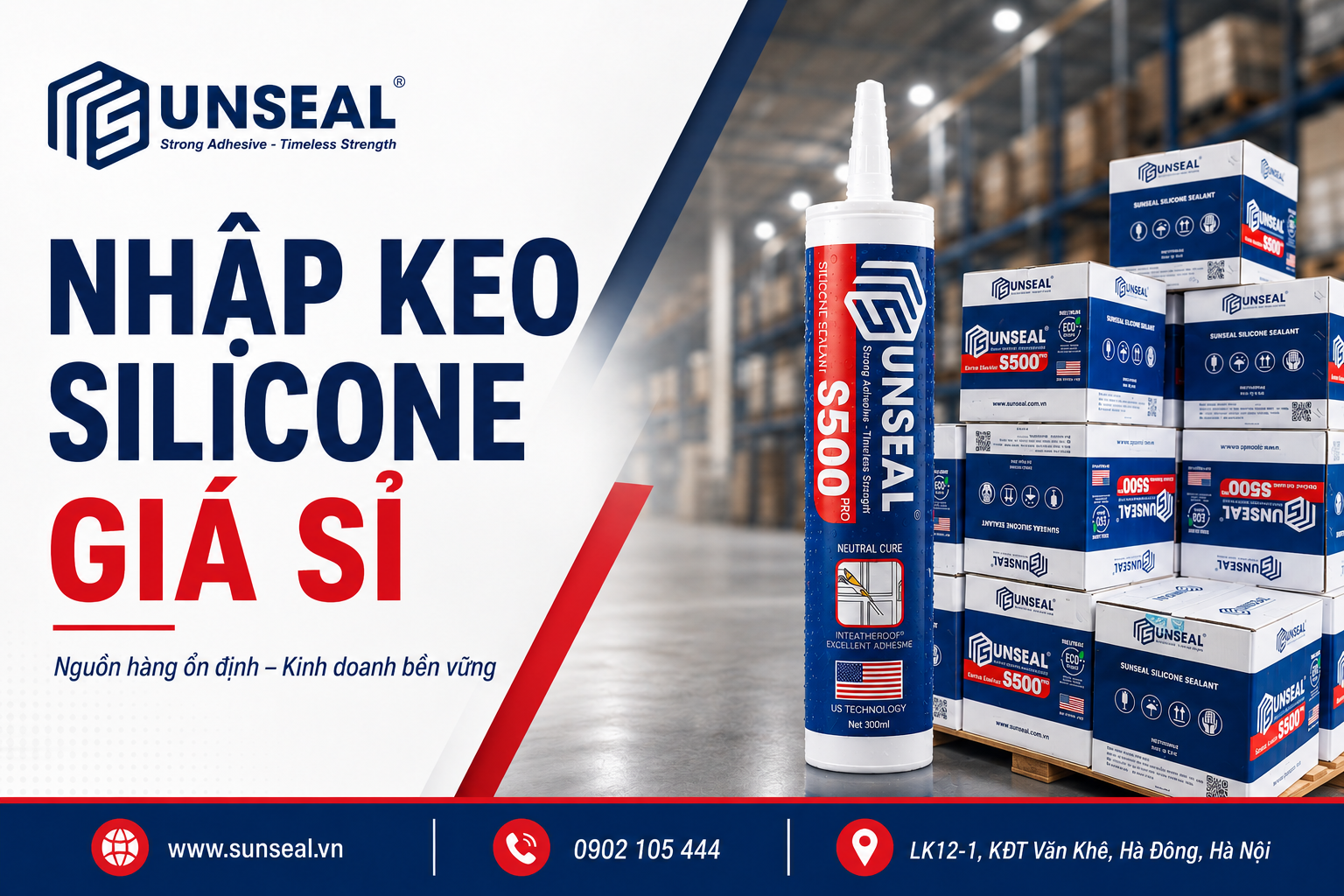 Nhập keo silicone giá sỉ