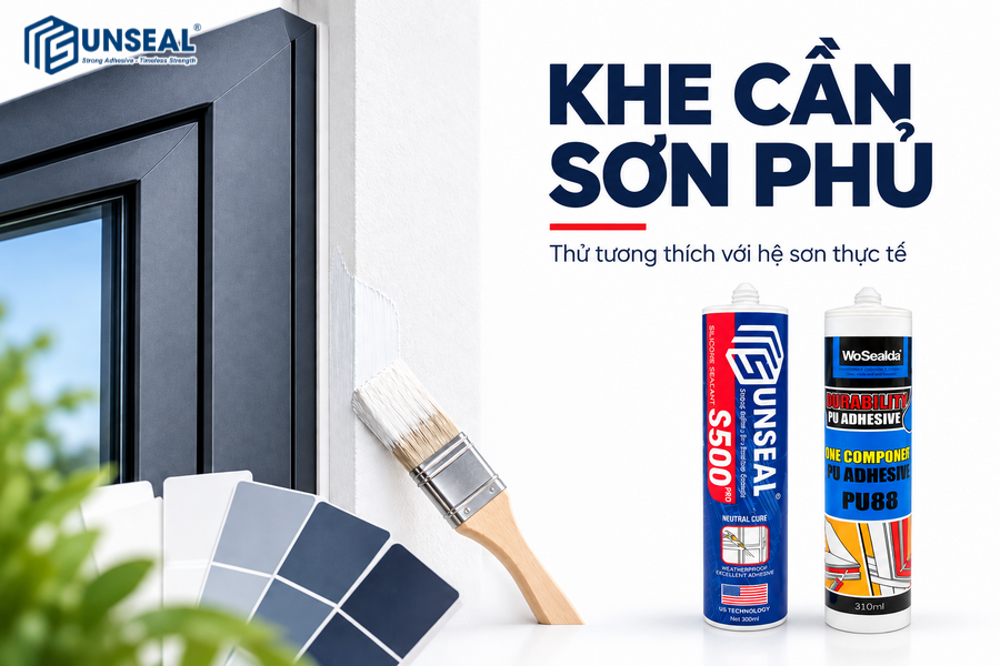 - Khe cần sơn phủ